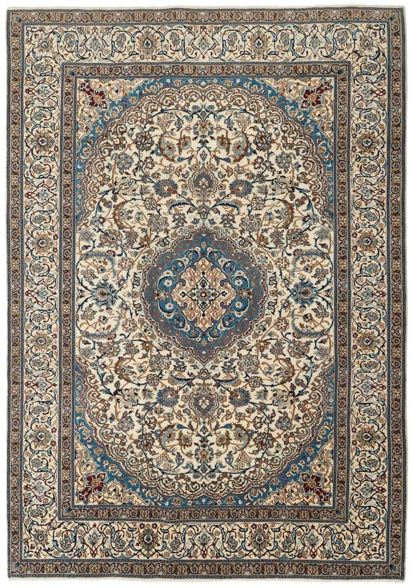 Orientteppich Nain 245x354 Handgeknüpfter Orientteppich / Perserteppich, Nain Trading, rechteckig, Höhe: 12 mm