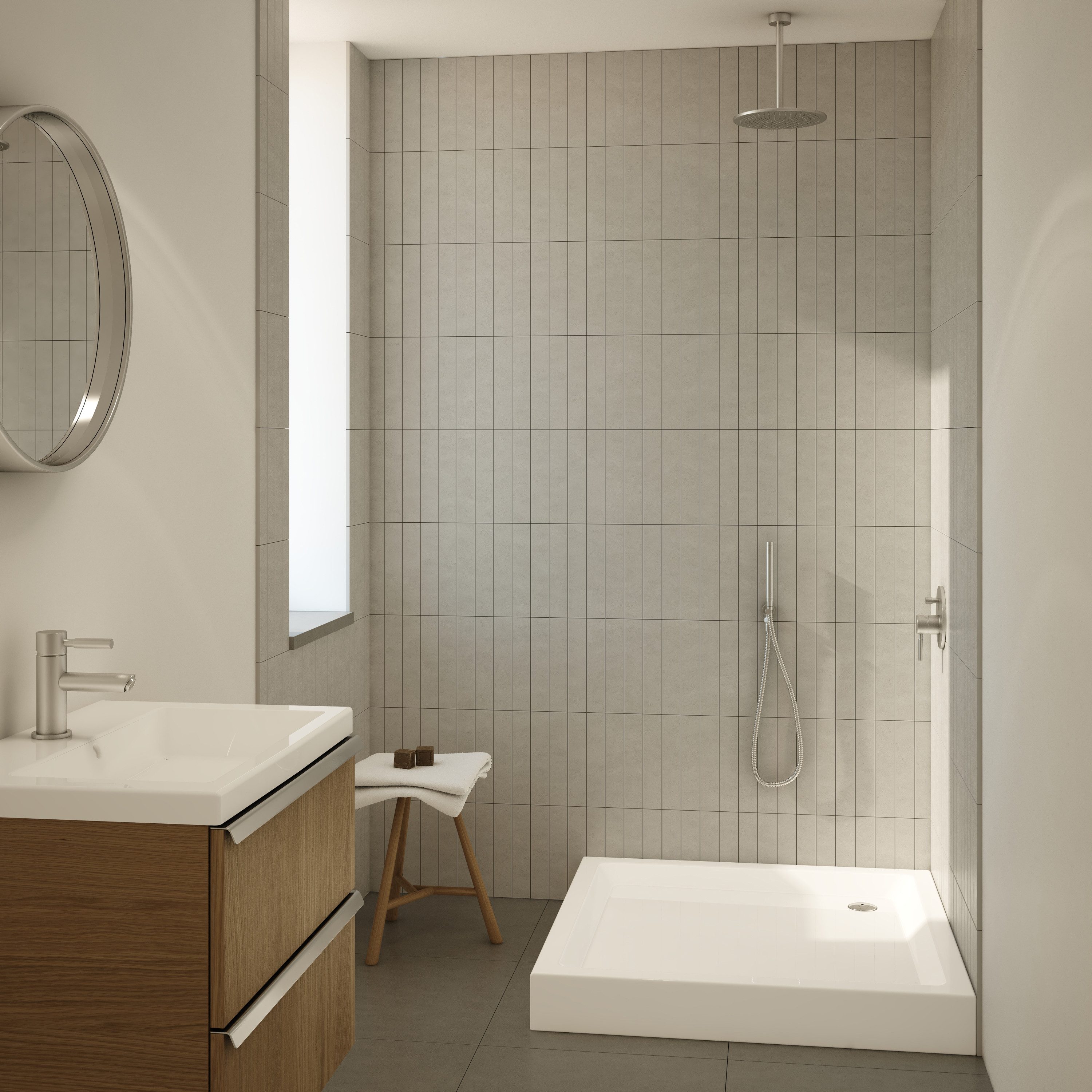 Aquabad® Duschwanne Komplettset NORMA, Quadrat, Acryl, 1-St., Duschwanne + günstig online kaufen