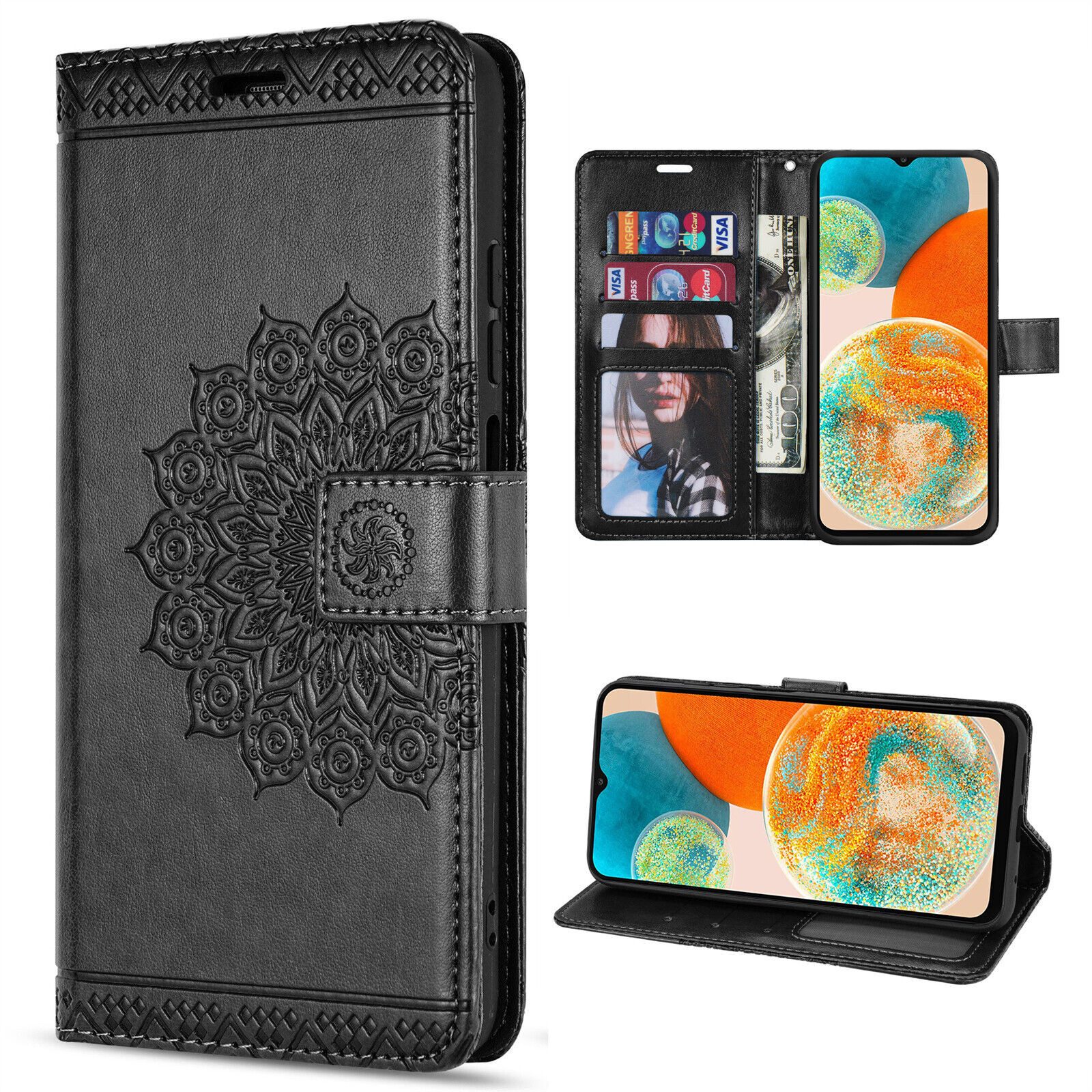 betterfon Handyhülle Handytasche für Samsung Galaxy A23 5G Klapphülle, Wallet Case mit Kartenfächern Magnetverschluss und weicher Innenhülle