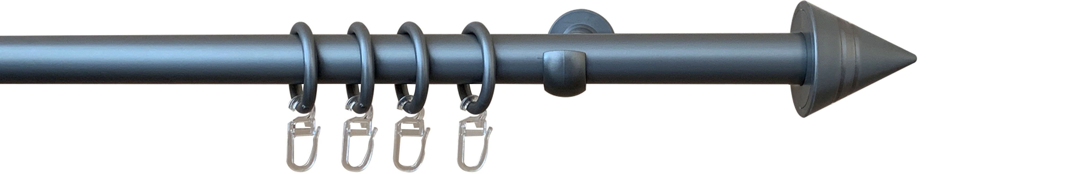 SN DECO GROUP Gardinenstange Gardinenstange Como, 1-läufig, Fixmaß, mit Bohren, verschraubt, Kunststoff, Stahl