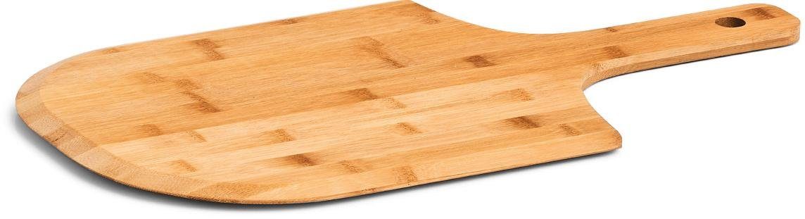 Zeller Present Pizzaschneidebrett Bamboo, Bambus, zum Servieren von Pizza