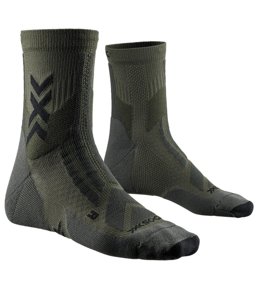 Wandersocken Hike Discover Ankle khaki/grün Herren - 1 Paar