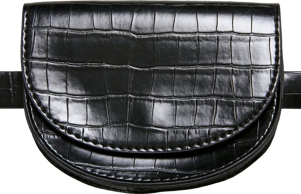 URBAN CLASSICS Handtasche Unisex Croco Synthetic Leather Double Beltbag (1- tlg)