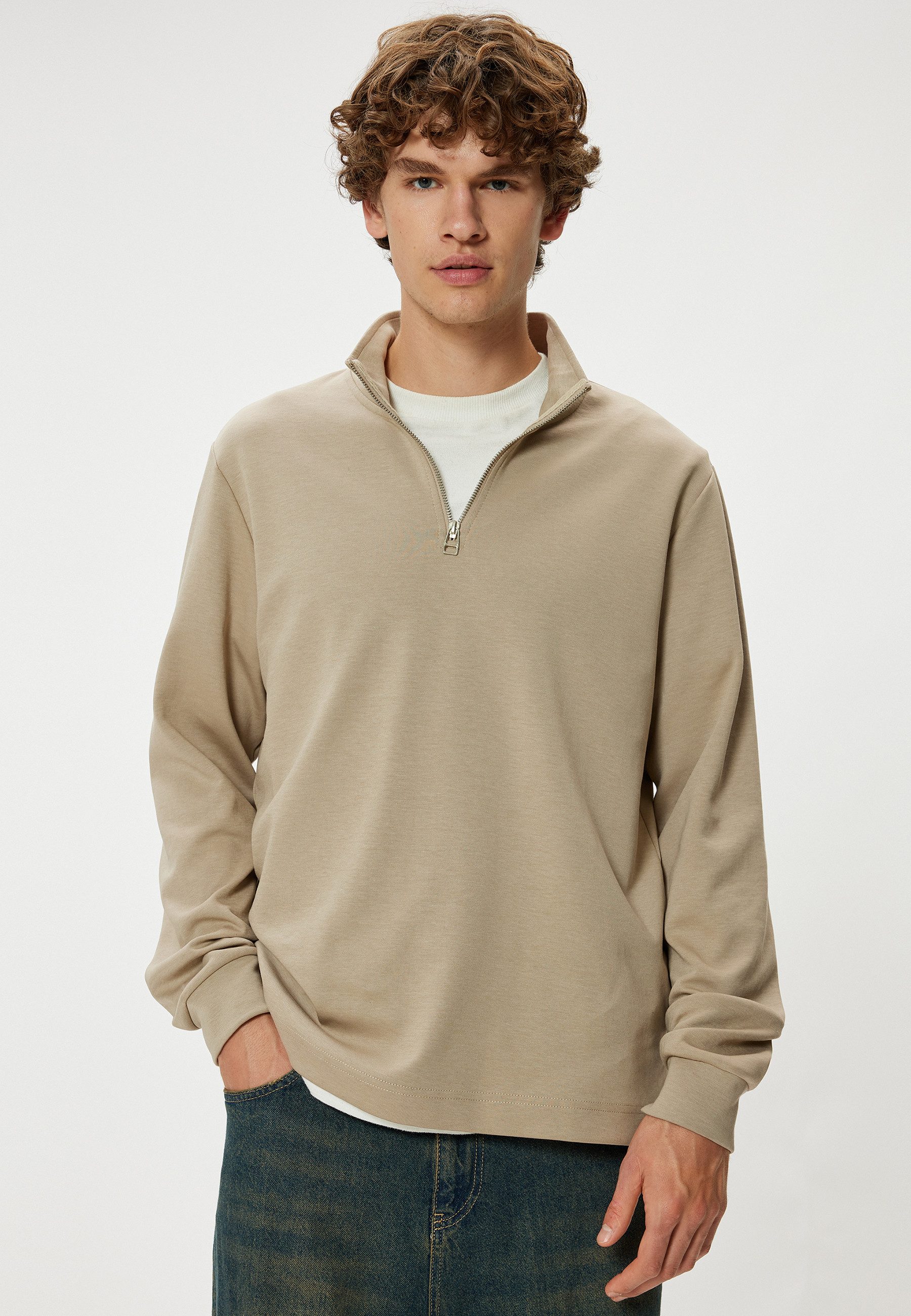 Koton Sweatshirt Halbreißverschluss Regular