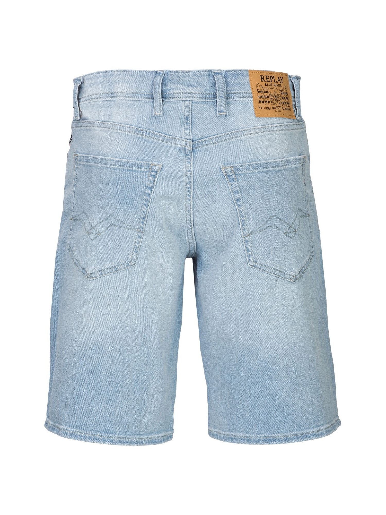 Replay Shorts GROVER SHORT - 10.5 OZ DARK INDIGO SUPER STRETCH DENIM