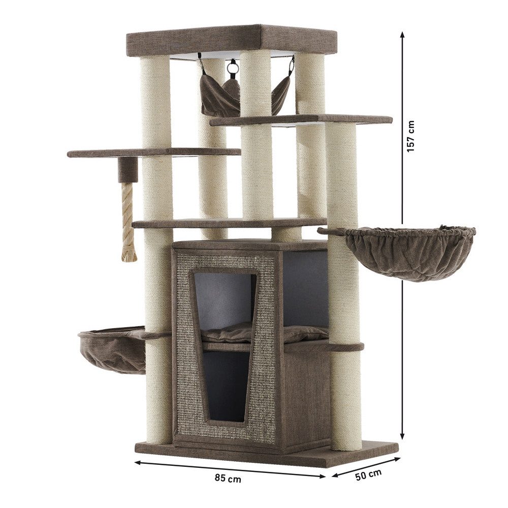 Nobby Kratzbaum Kratzbaum "HITAL", Kratzstämme aus Sisal