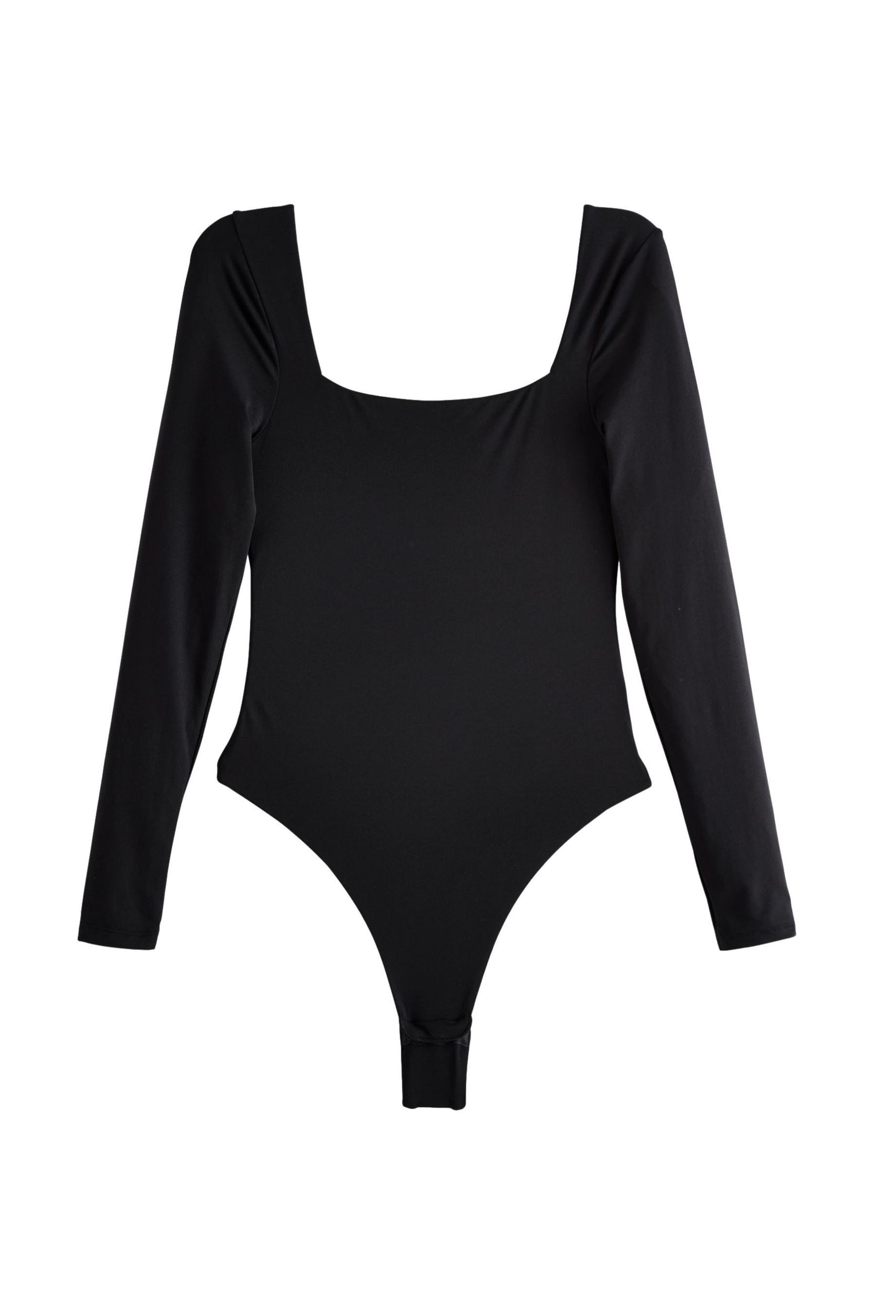 self Langarmbody Self.Glättender Langarm-Body, Karree-Ausschnitt (1-tlg)