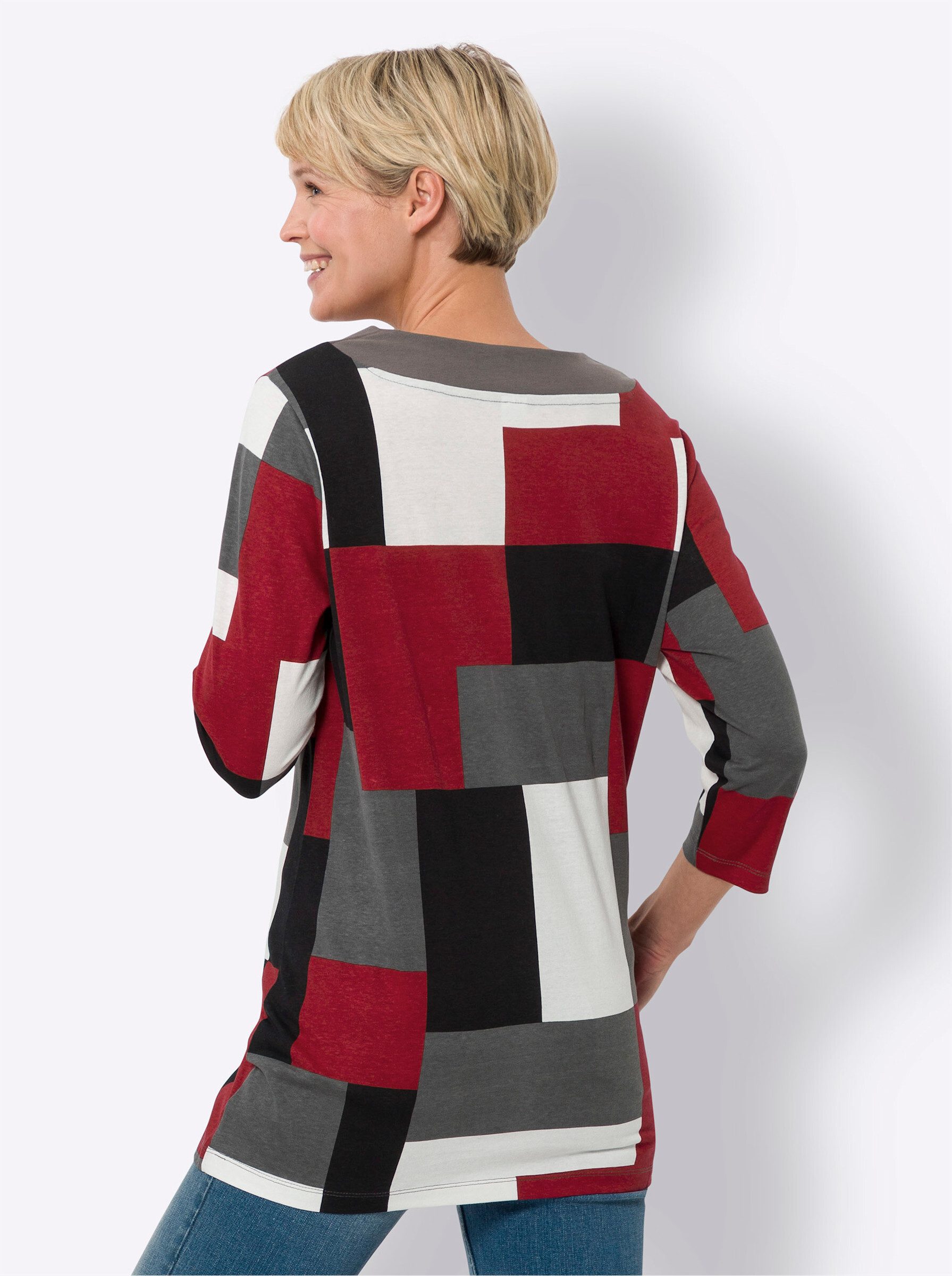 Sieh an! T-Shirt Longshirt 3/4-Arm – Bild 2 von 3