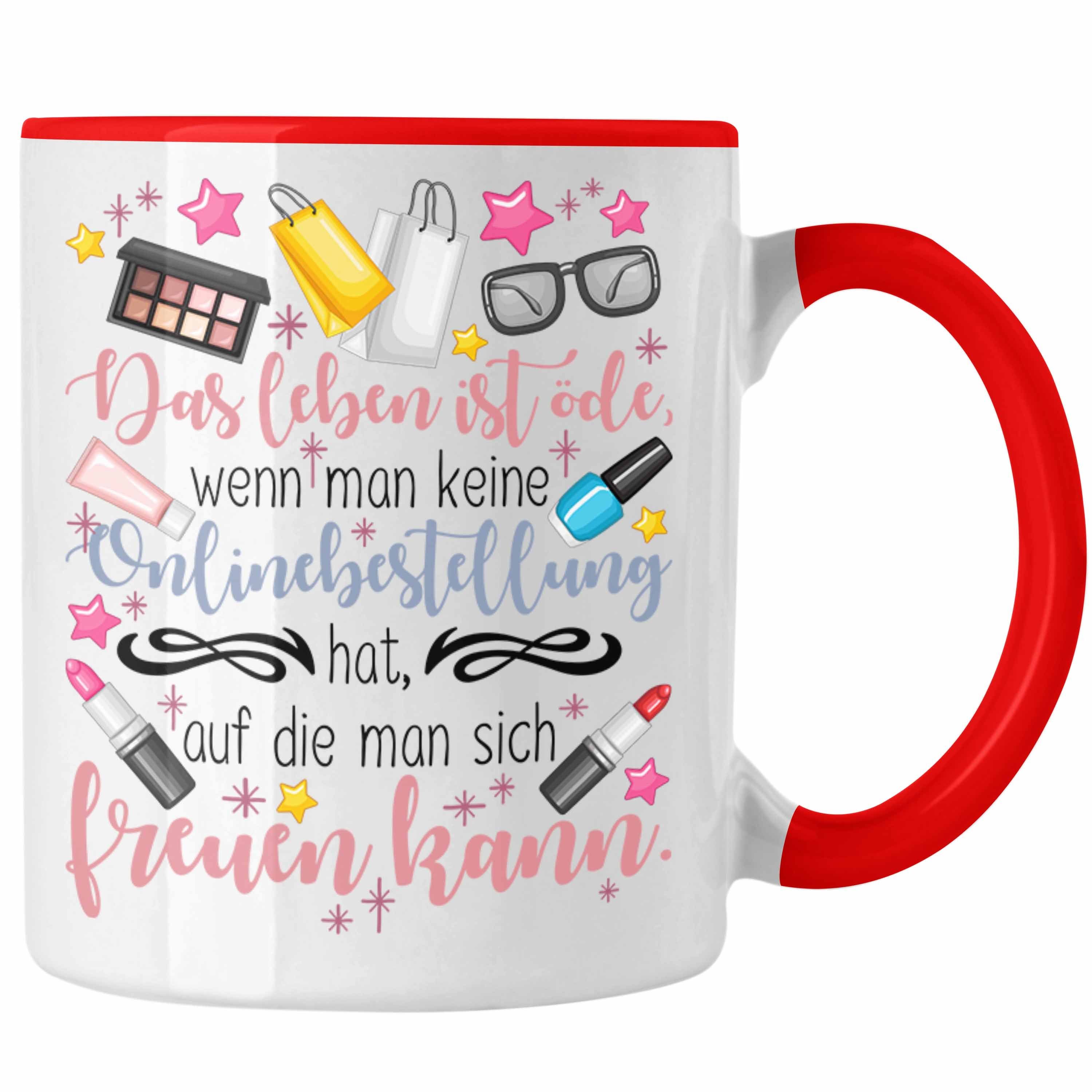 Trendation Tasse Online Bestellen Shoppen Tasse Geschenk für Frauen Mutter Ehefrau Koll Rot