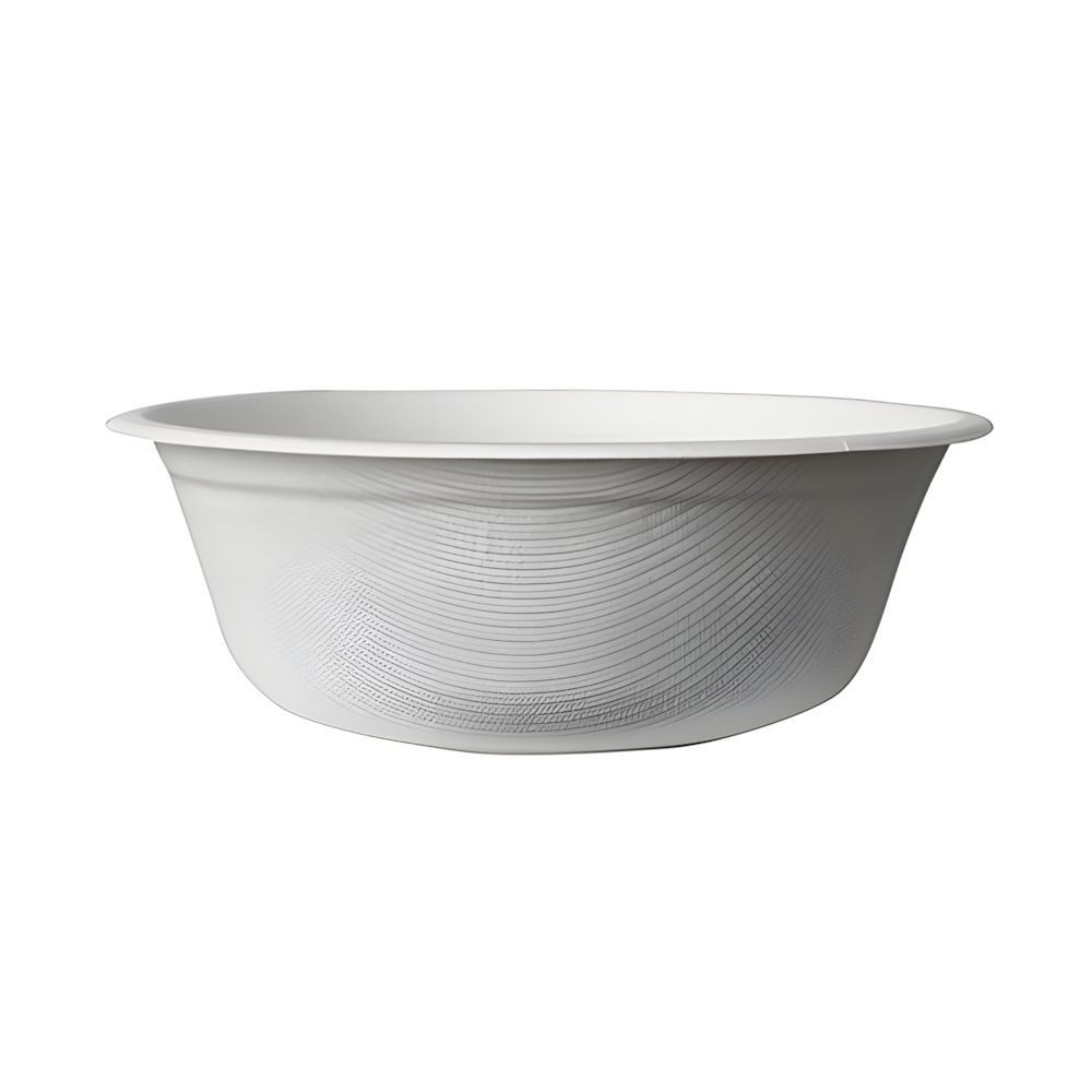 PAPSTAR Einwegschale Schalen, Zuckerrohr pure 500 ml Ø 15,5 cm, 5,4 cm weiss 50 Stk, Zuckerrohr
