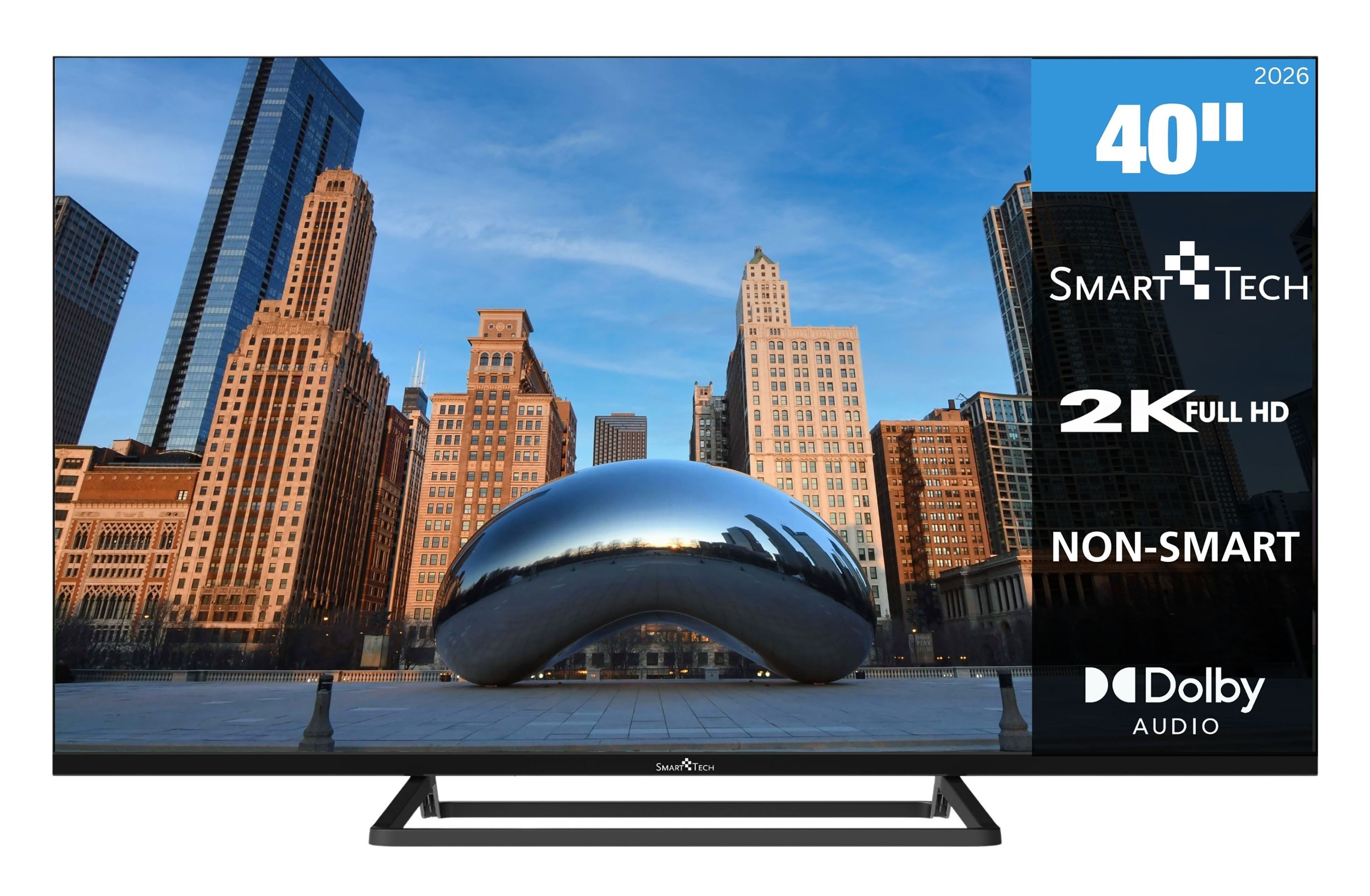 Smart Tech 40FN01V3 LED-Fernseher (101 cm/40 Zoll, Full HD, 3x HDMI / 2x USB, integrierter Triple-Tuner)