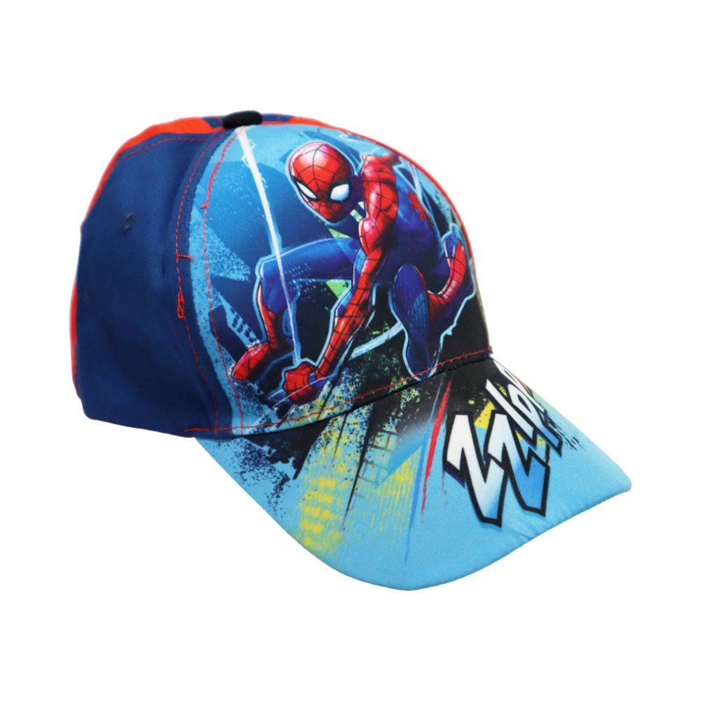 MARVEL Baseball Cap Marvel Spiderman Kinder Basecap Baseball Kappe Gr. 52 bis 54, Baumwolle