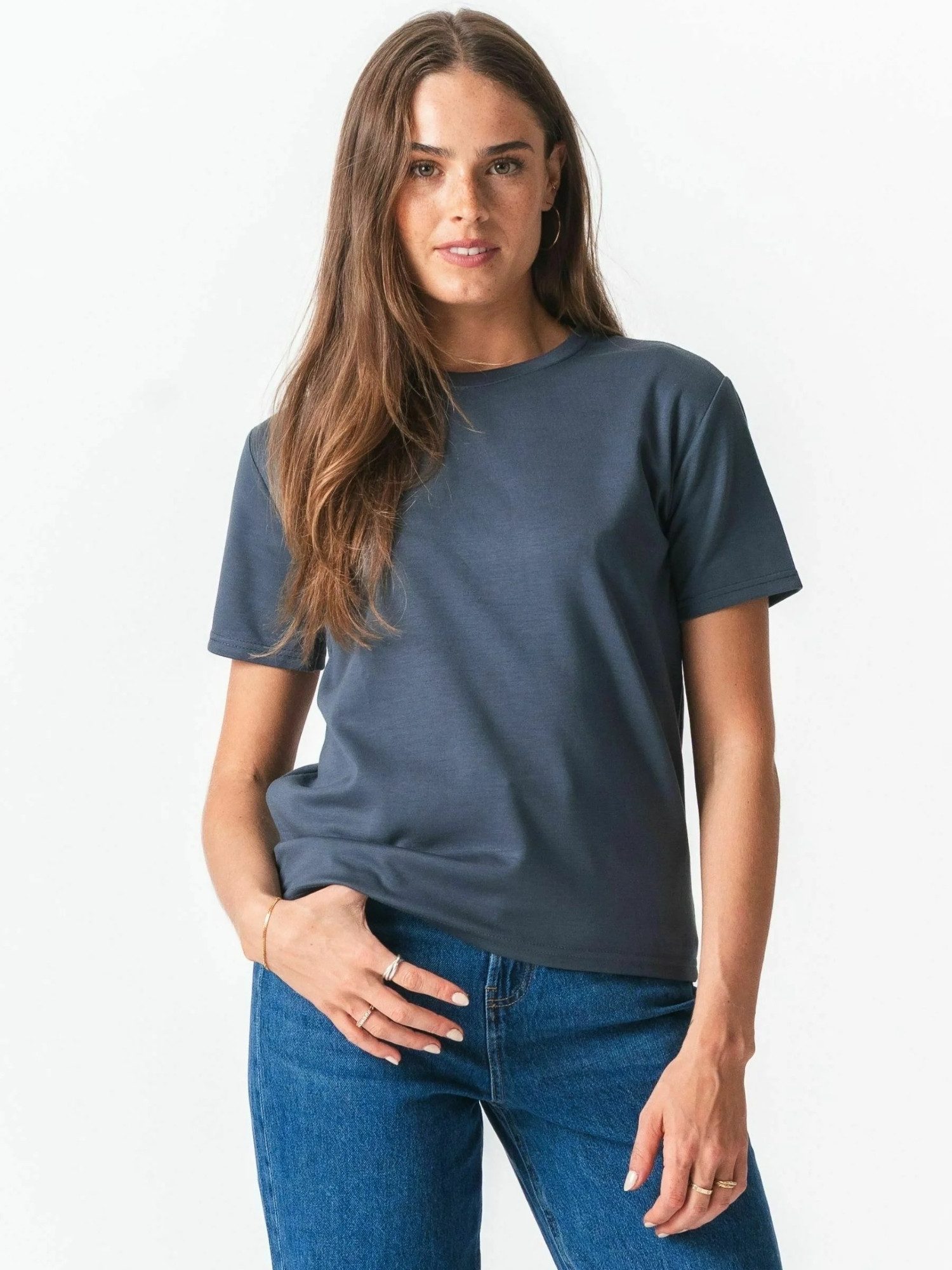 TEESHOPPEN Kurzarmhemd TEESHOPPEN T-shirt Loose