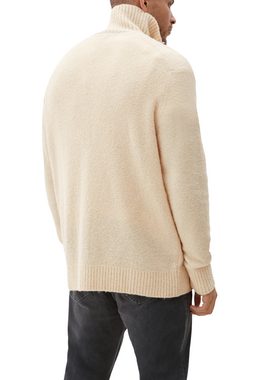 s.Oliver Strickpullover Bouclé-Troyer im Wollmix