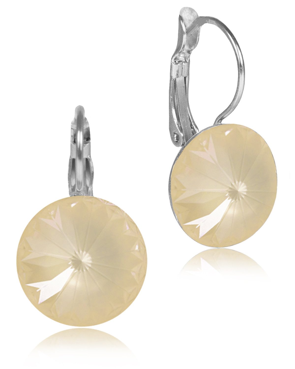 LUISIA® Paar Ohrhänger Ohrringe "Rivoli" mit 14 mm Kristallen von Swarovski günstig online kaufen