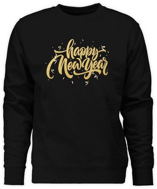 Shirtracer Sweatshirt Happy New Year (1-tlg) Silvester Erwachsene