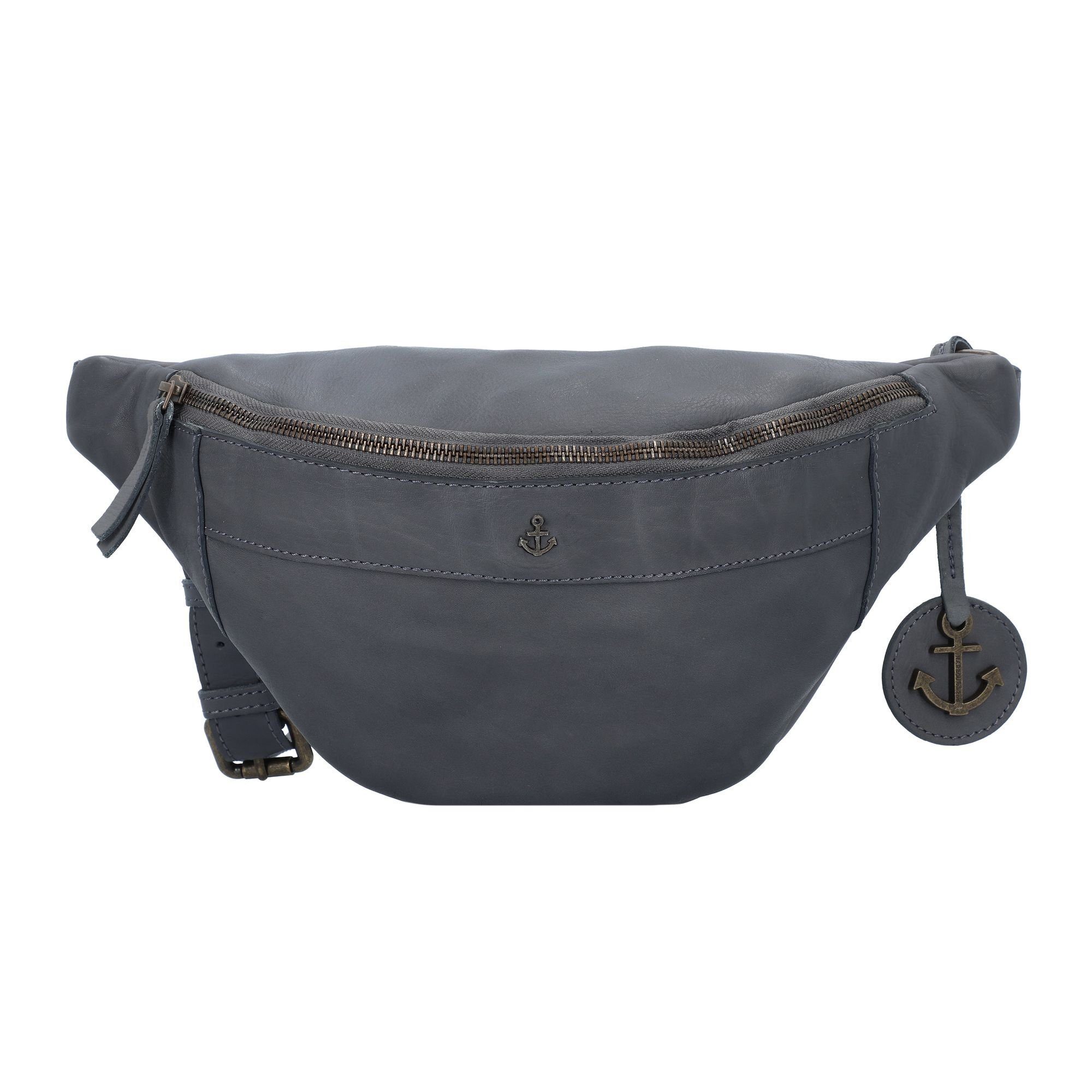 HARBOUR 2nd Gürteltasche Anchor Love, Leder dolphin grey