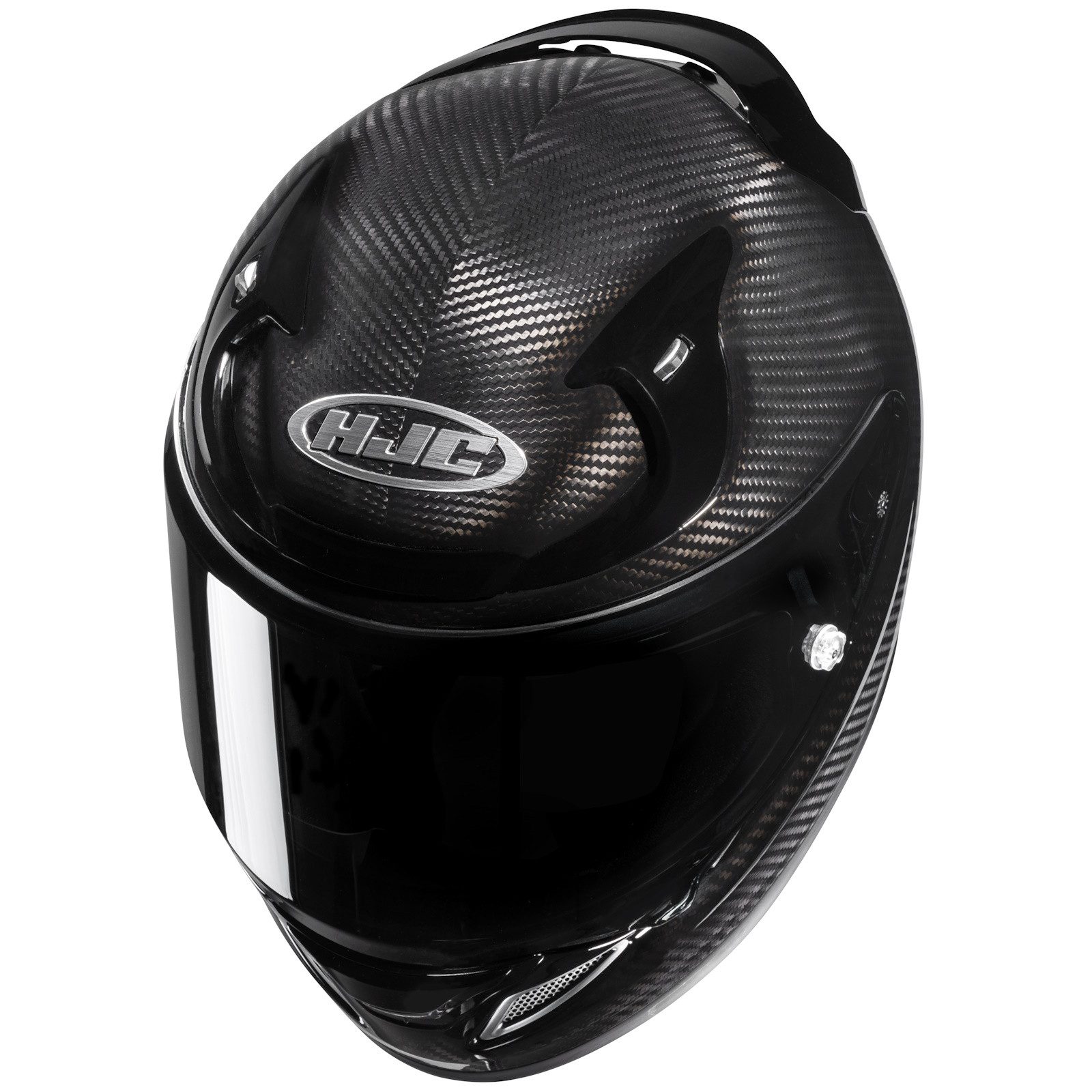 HJC Motorradhelm HJC RPHA 12 Carbon schwarz Integralhelm (1er Set), integralhelm motorrad