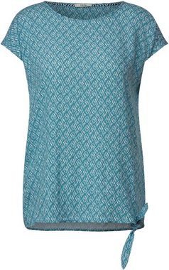 Cecil Shirtbluse mit Knotendetail am Saum