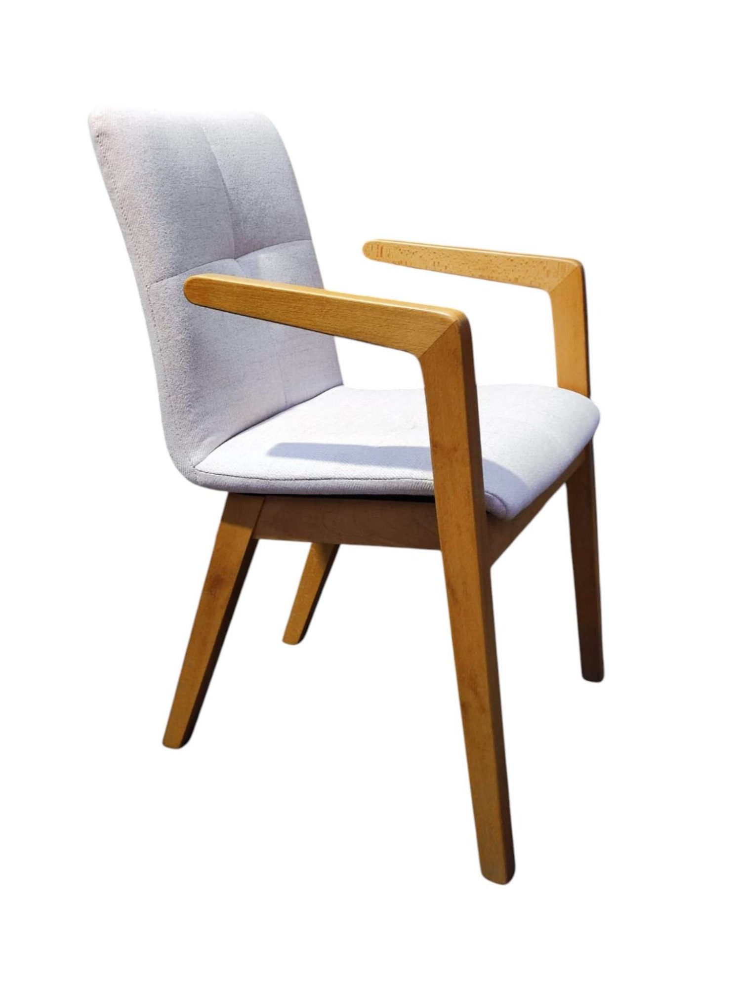 Home affaire Armlehnstuhl Tea Polsterstuhl, Esszimmerstuhl, Küchenstuhl, 4-Fußstuhl, Bequem und stilvoll. Gepolstert. Massivholzbeine