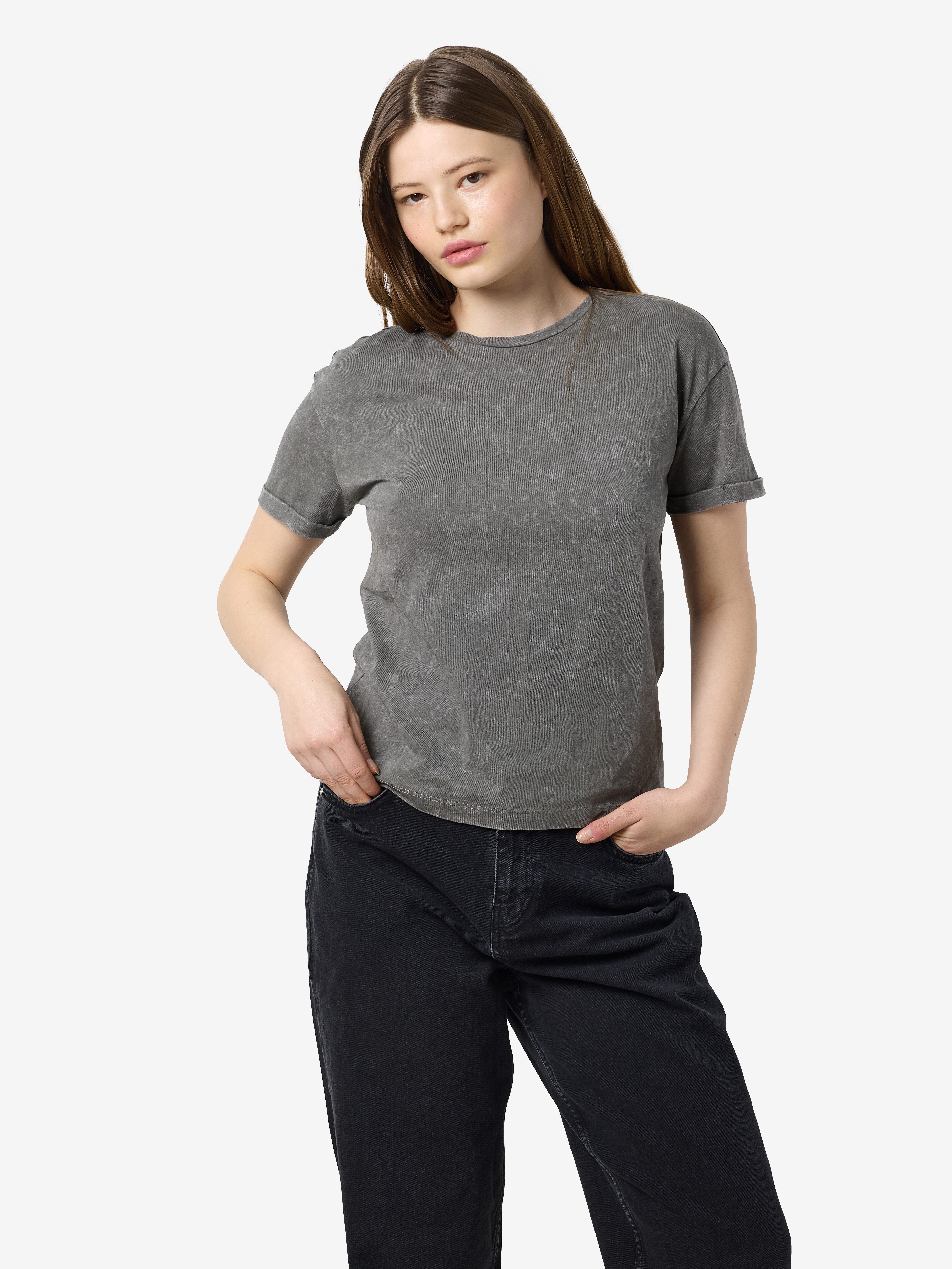 Noisy may Kurzarmshirt NMBRANDY WASHED S/S TOP JRS NOOS günstig online kaufen