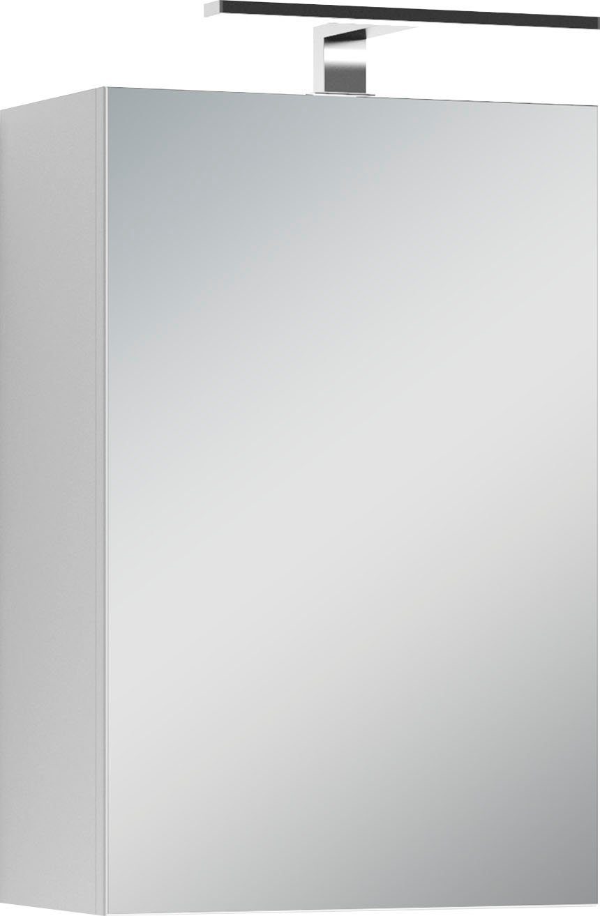 Homexperts Spiegelschrank Salsa Breite 40 cm, mit LED-Beleuchtung &  Schalter-/Steckdosenbox