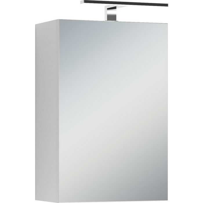 Homexperts Spiegelschrank Salsa Breite 40 cm mit LED-Beleuchtung & Schalter-/Steckdosenbox