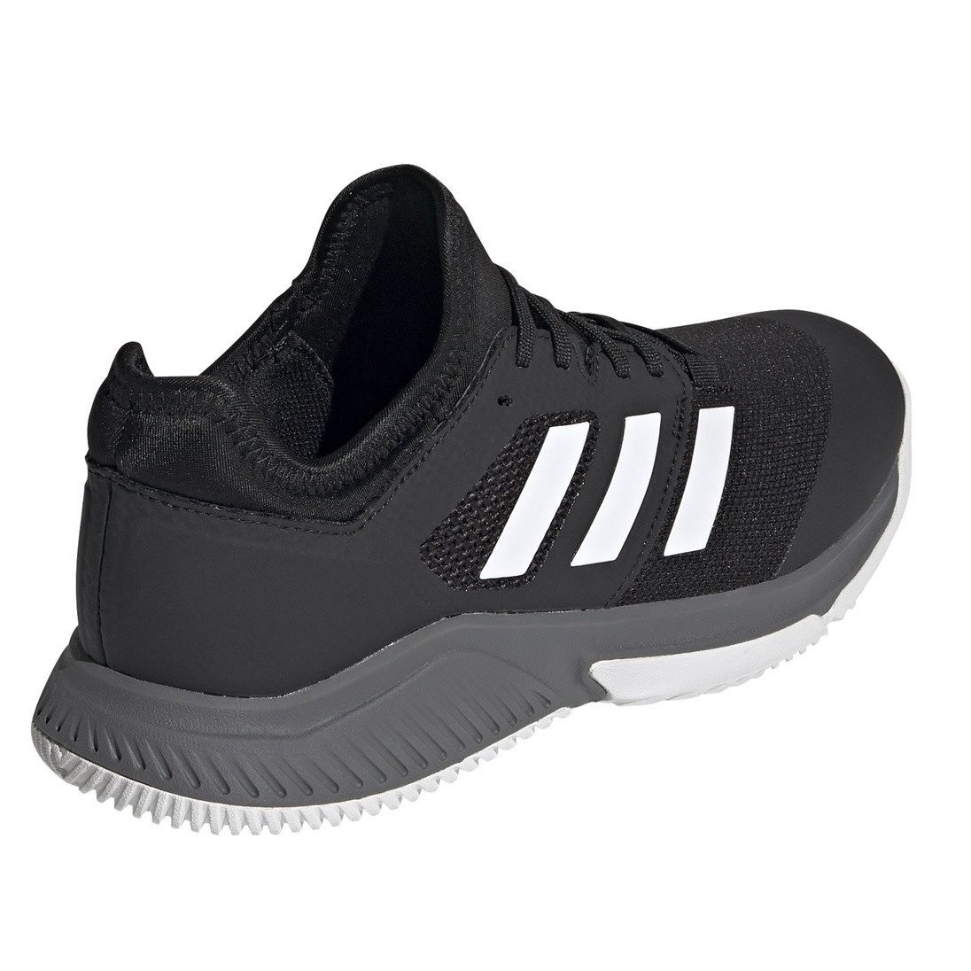 adidas Performance Hallen-Indooschuhe Court Team Bounce schwarz Herren Badmintonschuh
