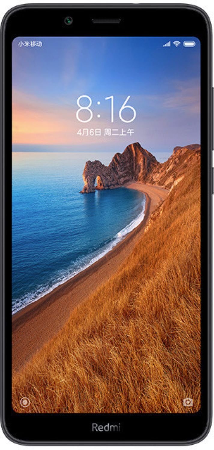 Xiaomi Redmi 7A Smartphone (13,84 cm/5.45 Zoll, 16 GB Speicherplatz, 13 MP Kamera, AI Face Unlock Funktion)