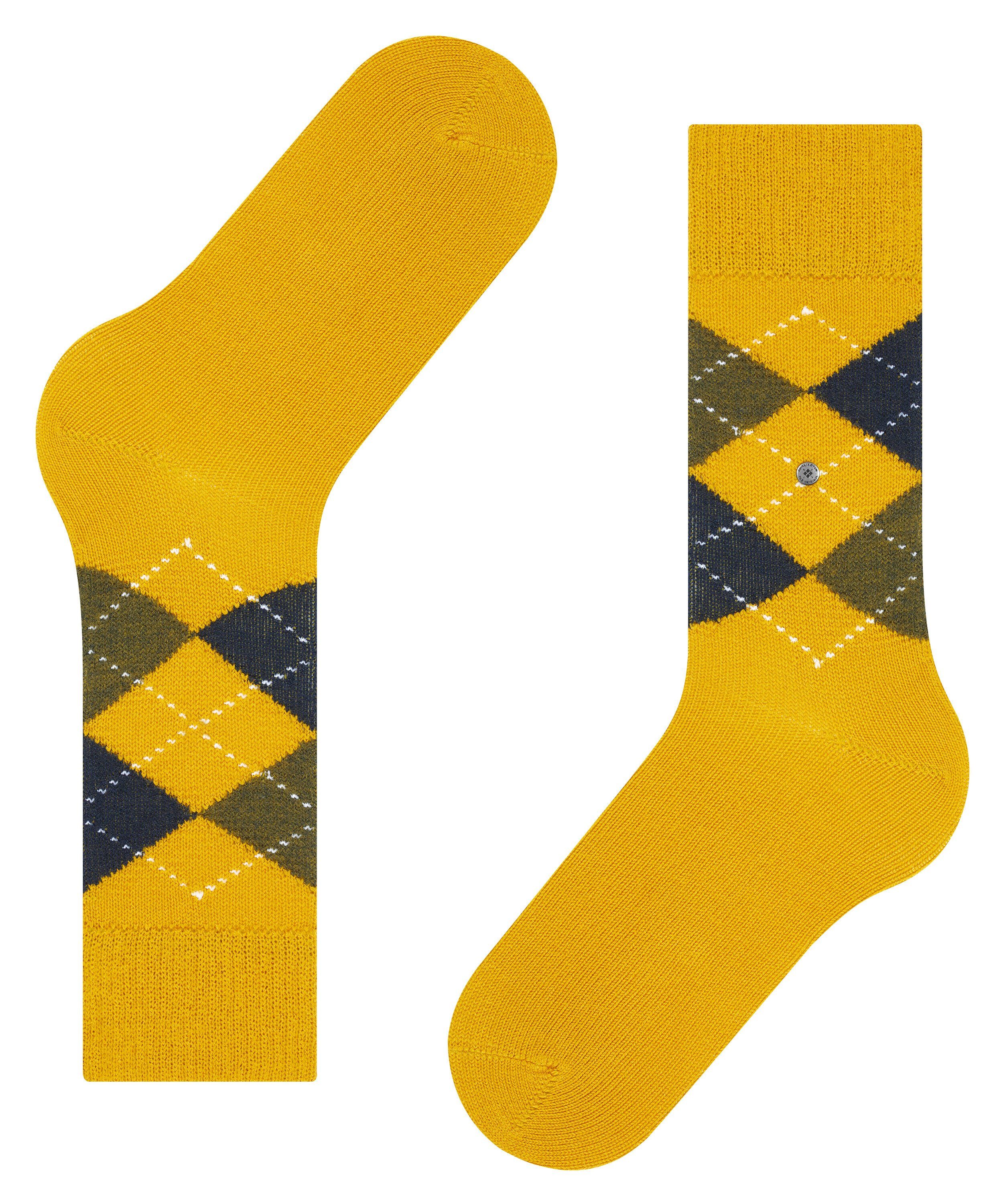 (1593) Preston mustard Socken Burlington (1-Paar)