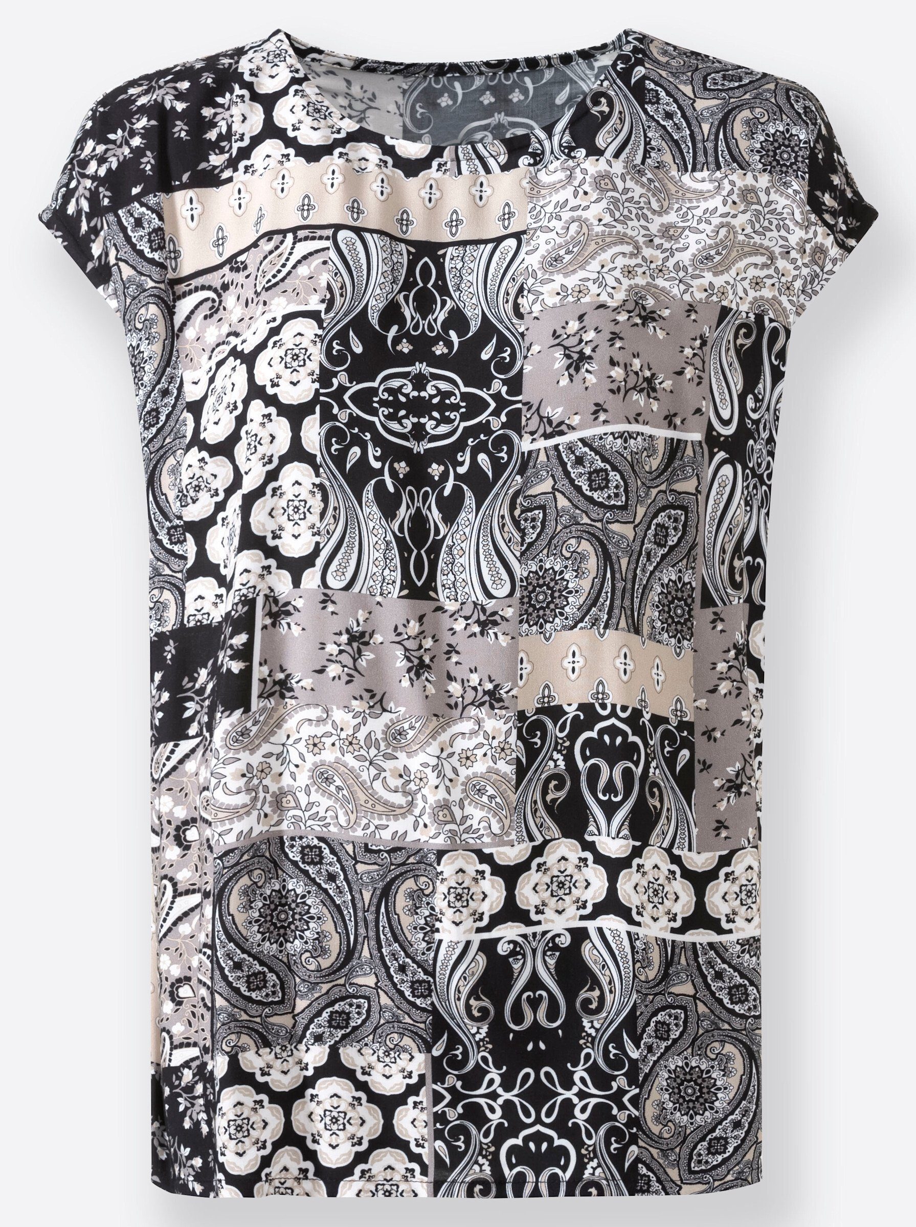 Witt Klassische Bluse Druckbluse .