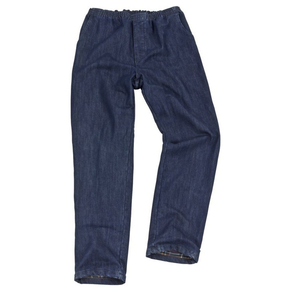 Bequeme Jeans Luigi Morini Übergrößen Thermo-Schlupfhose blau