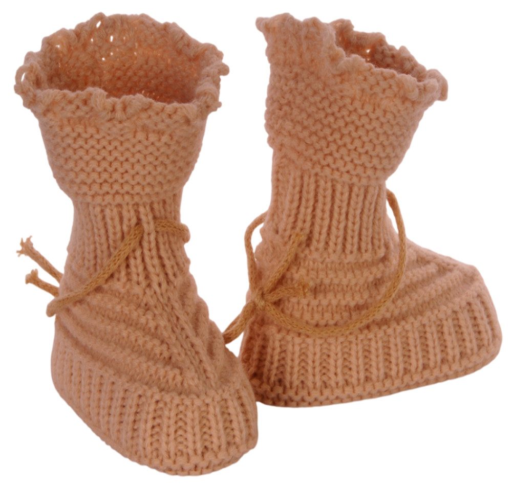 La Bortini Füßlinge Baby Strickschuhe Socken Stricksocken Erstlingssocken Babyschuhe weich, für Neugeborene Babys