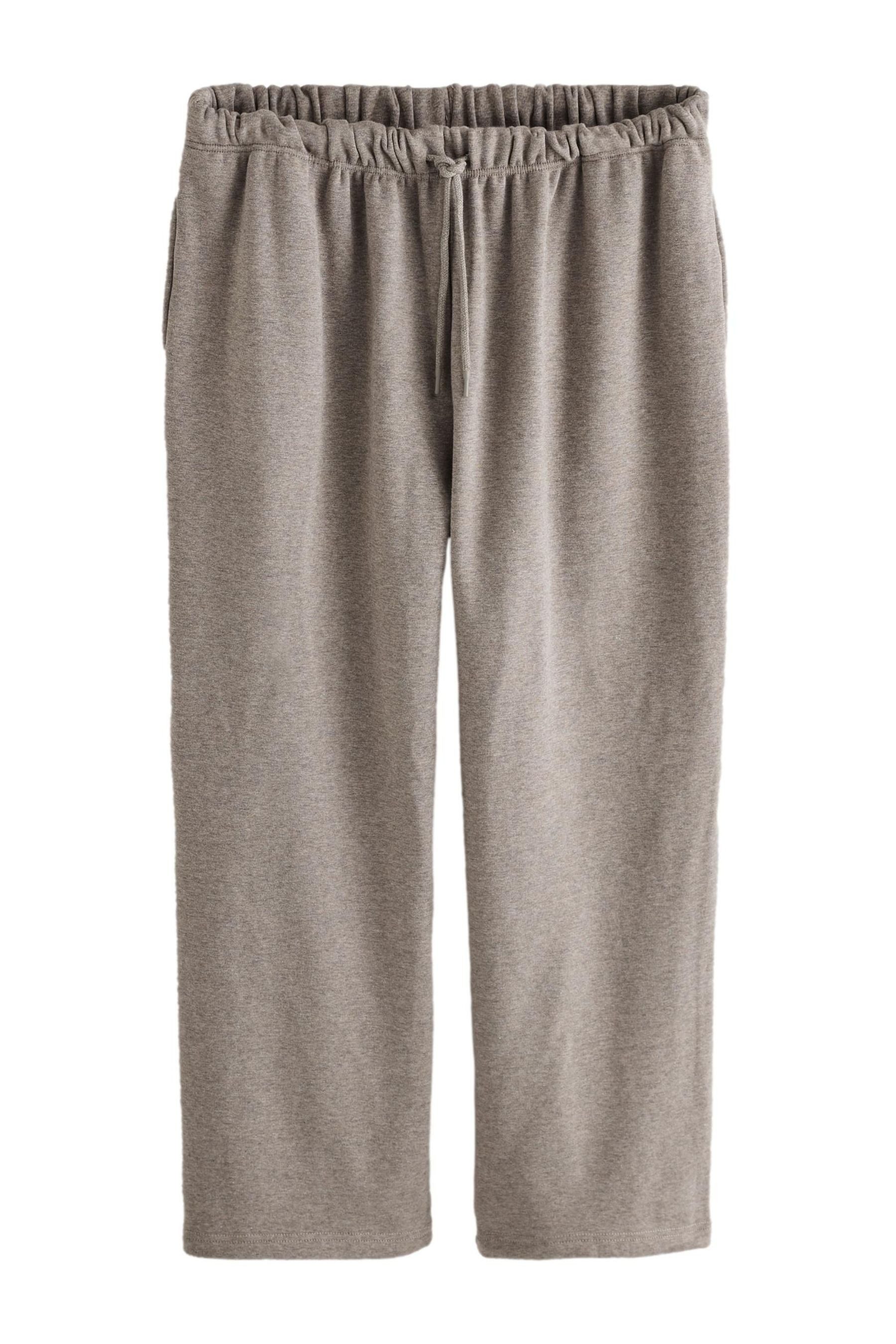 Next Jogginghose Velours-Jogginghose mit offenem Saum (1-tlg)