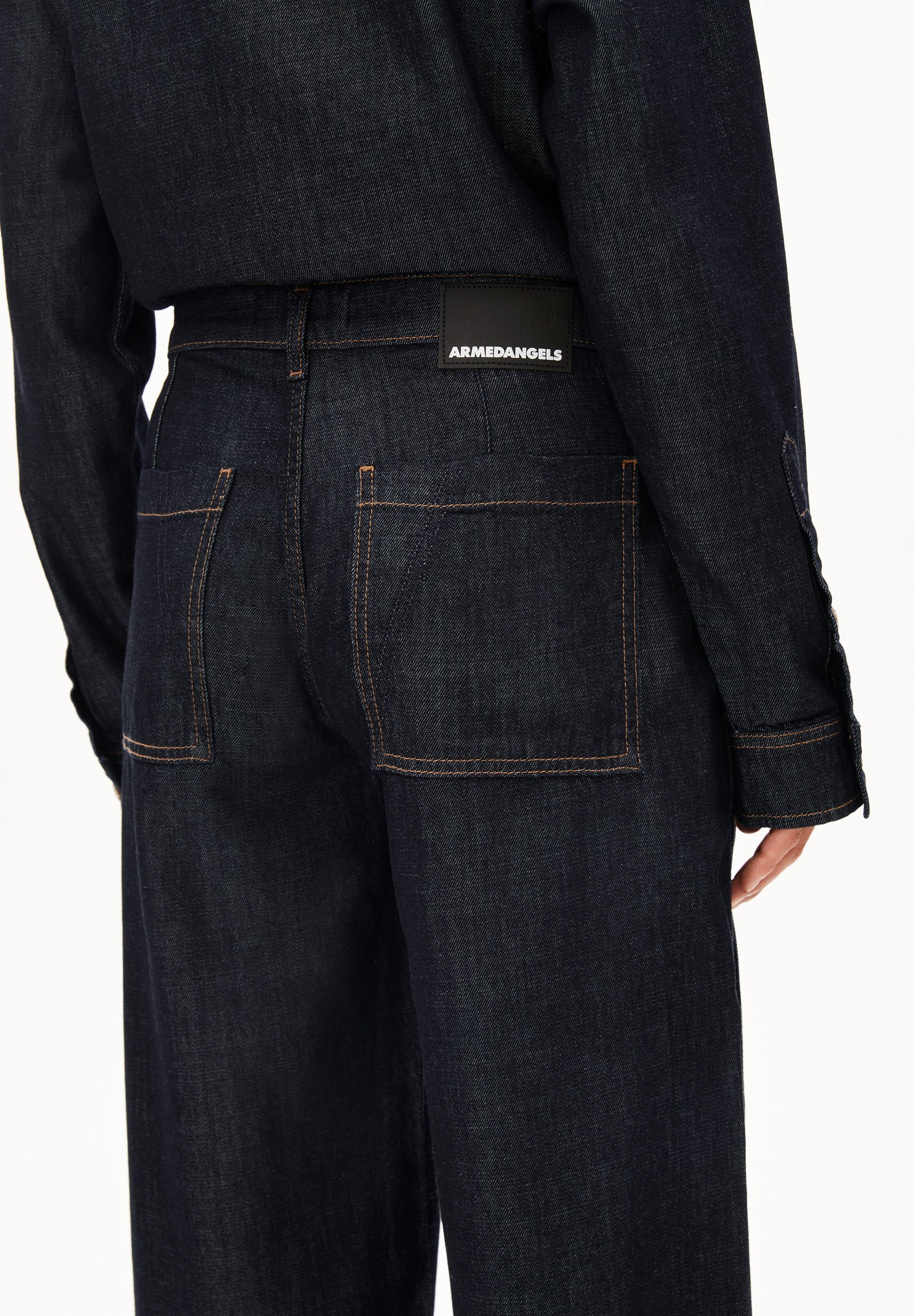 Armedangels Stoffhose ASTRAEAAS Hose aus Baumwoll-Lyocell-Mix (Mid waist, Loose Fit)