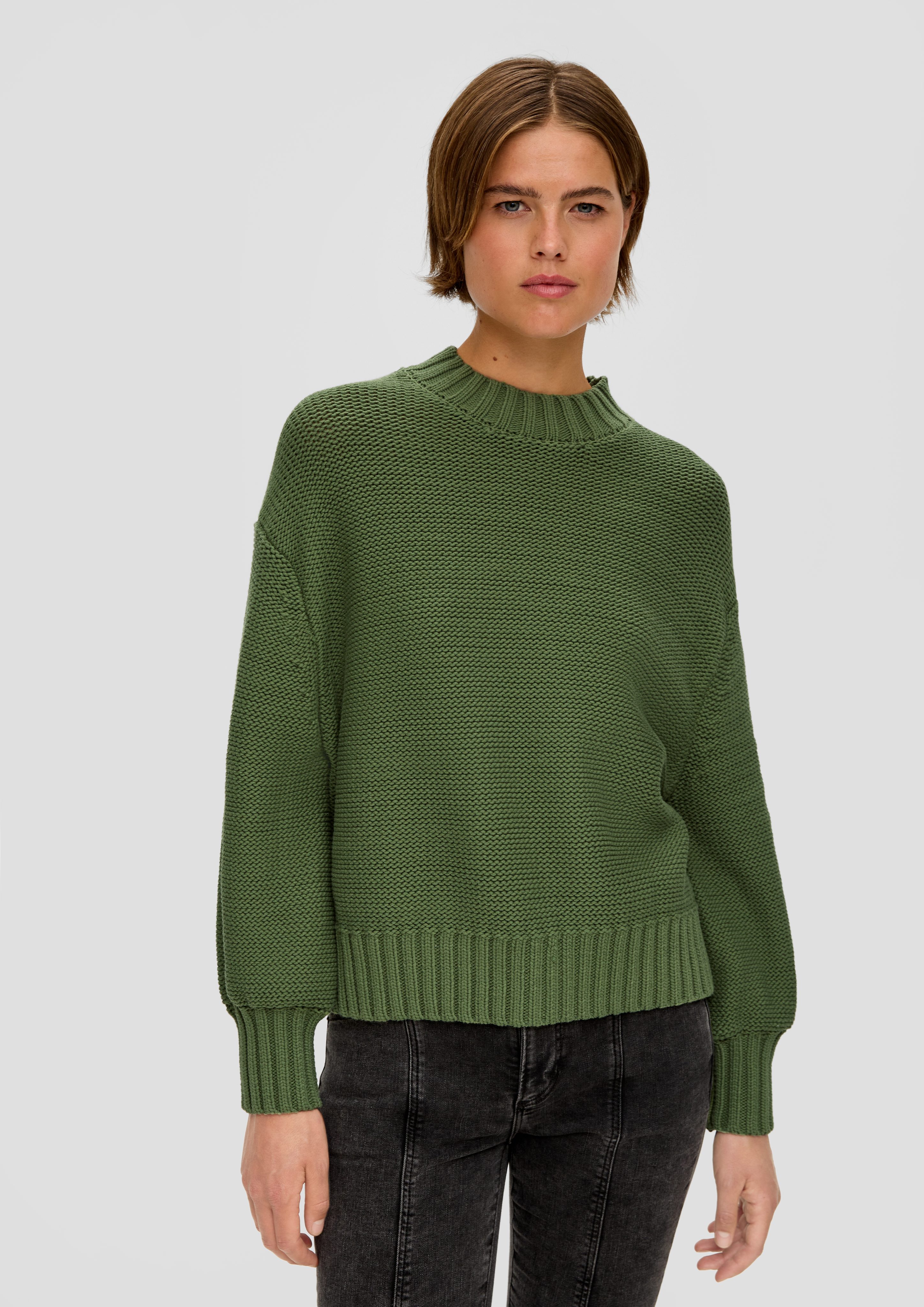 Crew s.Oliver Neck Strickpullover mit Strickpullover