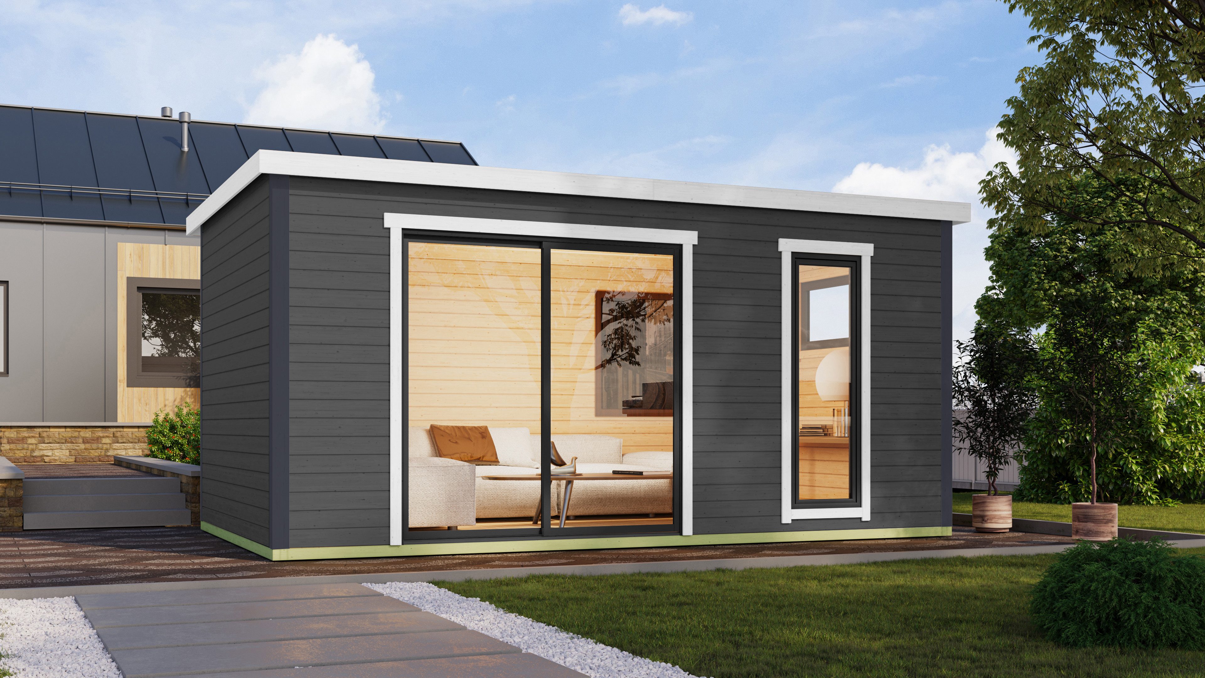 Nordic Holz Gartenhaus AUSTIN 7, BxT: 525,2x315,2 cm