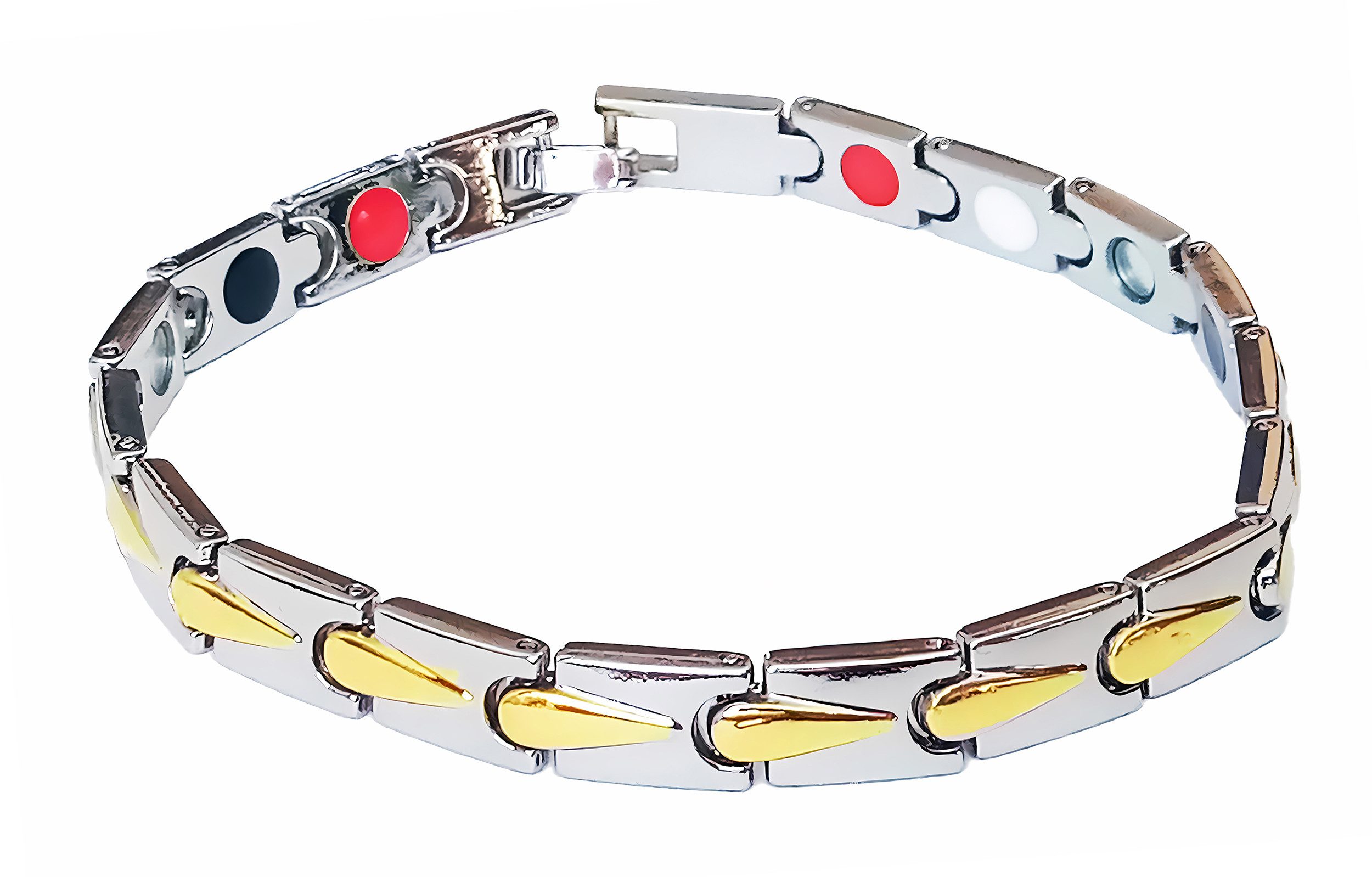 Stolz GmbH Gliederarmband MAGNET-ARMBAND Bicolour Gold/Silber günstig online kaufen