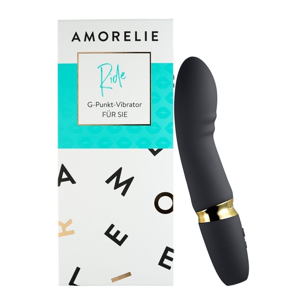 AMORELIE G-Punkt-Vibrator Ride, (1-tlg), Wasserdicht 6 Wiederaufladbar, Vibrationsmodi