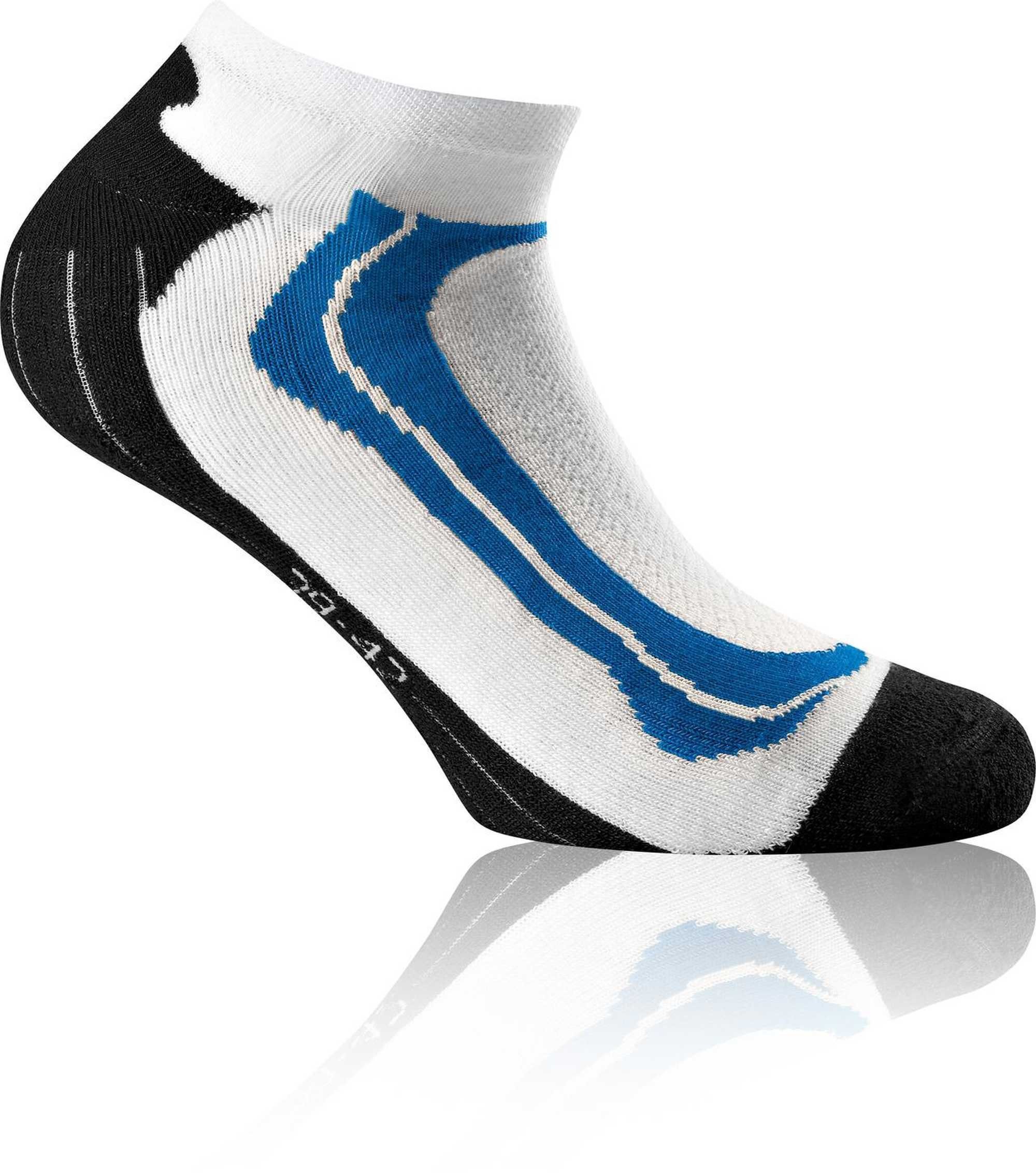Sportsocken - Sportsocken, Sport Pack Unisex Weiß/Blau Sneaker 3er Rohner Socks