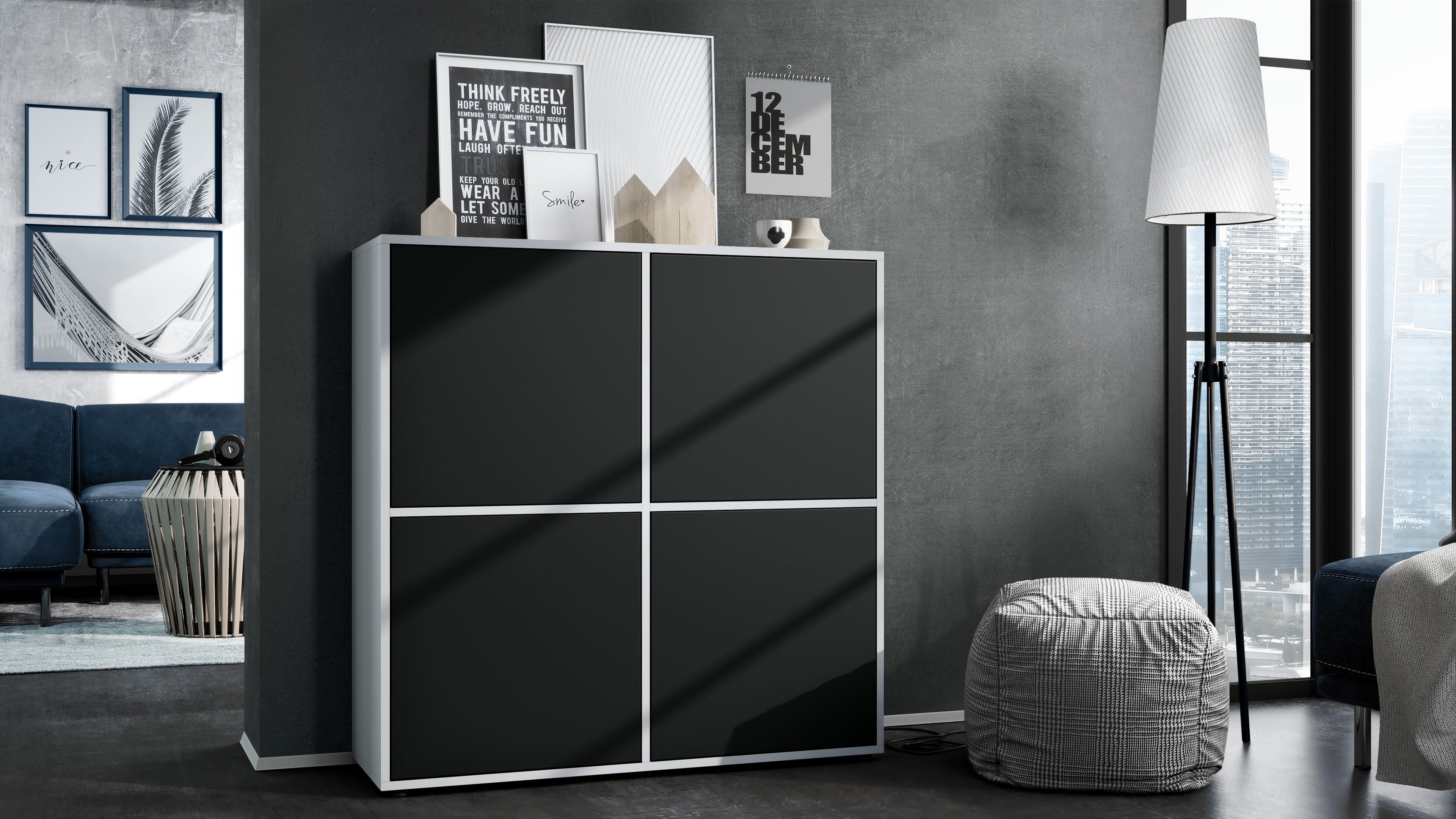 Vladon Highboard Cuba V2 (Schrank, 104 günstig online kaufen