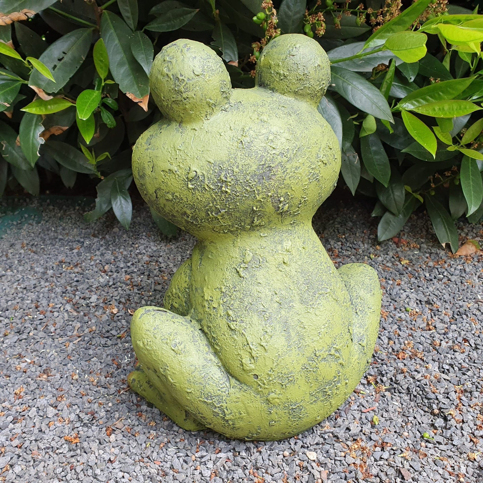 Aspinaworld Gartenfigur Sitzende lachende cm Frosch Gartendeko wetterfeste 33 Figur