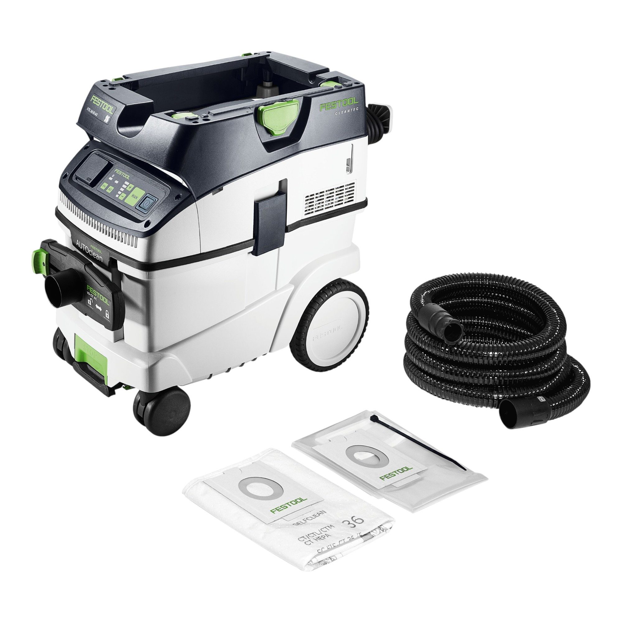 FESTOOL Staubabsauger CTL 36 EI AC-LHS CLEANTEC Absaugmobil 1200 W 36 l Staubkl. L