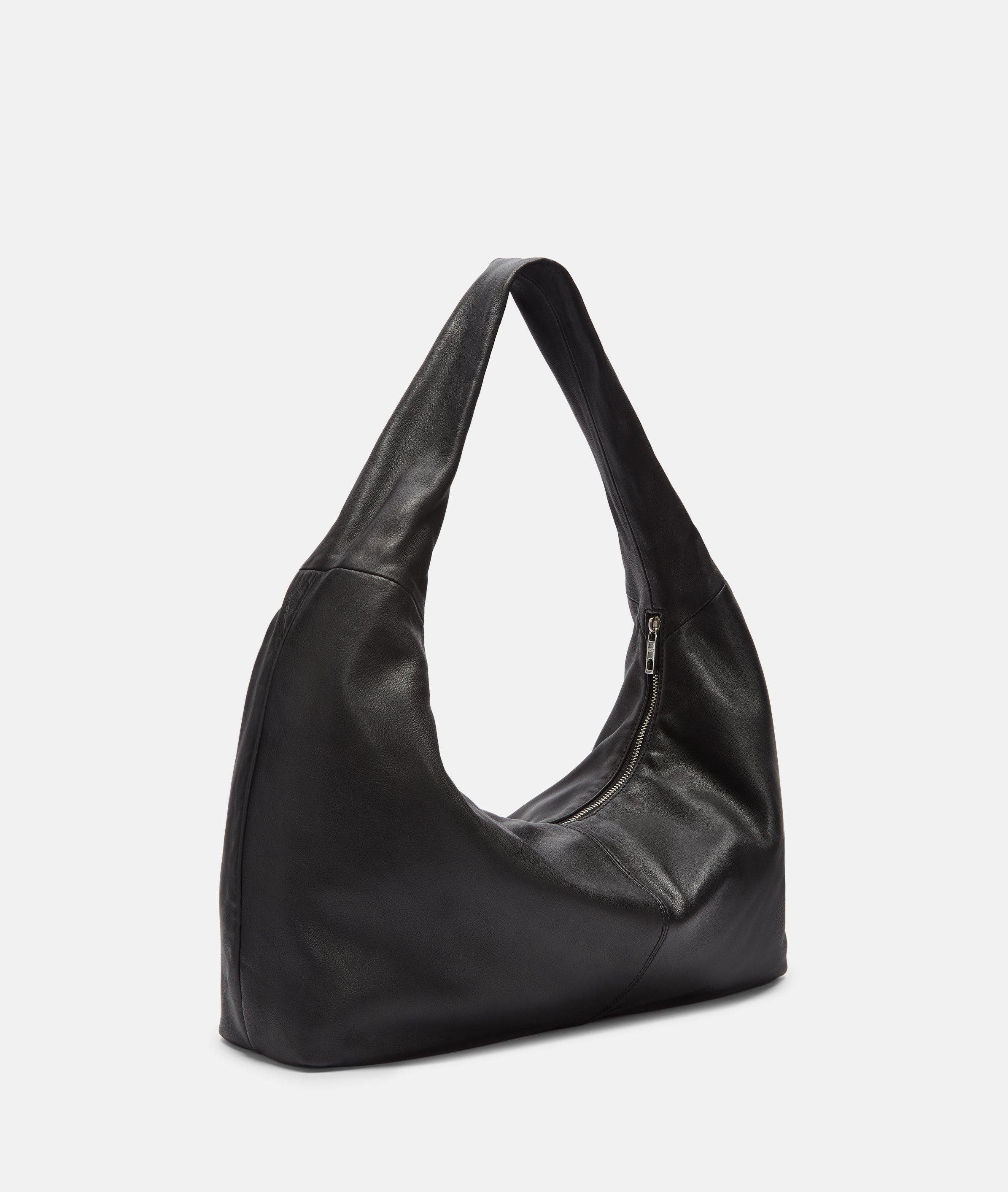 Liebeskind Berlin Schultertasche Bo Hobo L, Große Tasche aus Schafsleder