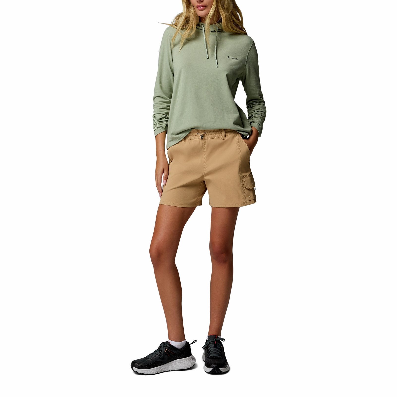 Columbia Kapuzenpullover Sun Trek™ LS Hoodie mit Markenschriftzug auf der B günstig online kaufen