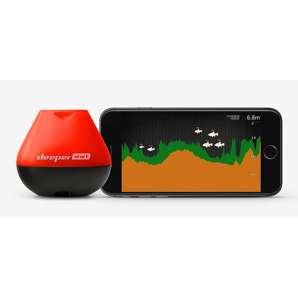 deeper Fischfinder Start Sonar, Wifi Fischfinder Angel Ausrüstung schwarz Orange