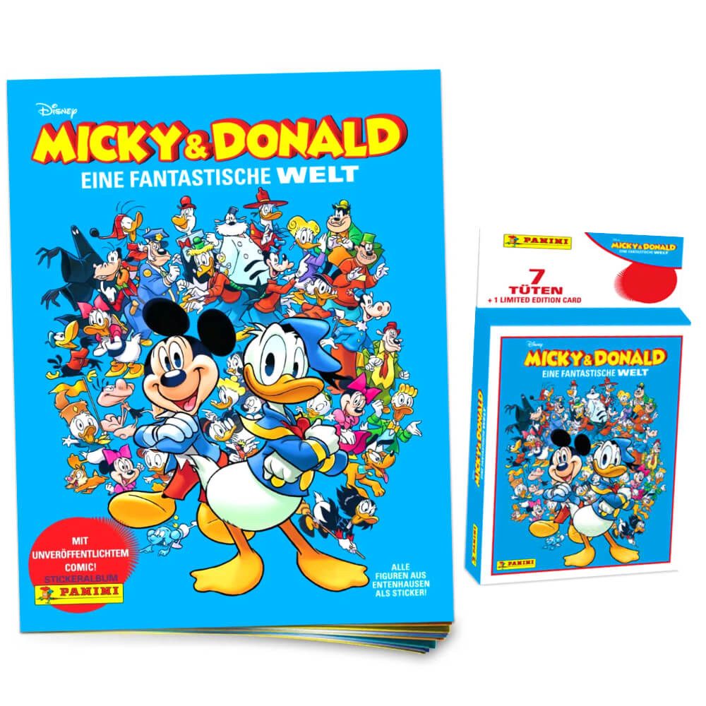 Sammelkarte Mickey & Donald Sticker - Fantastische Welt Sammelsticker (2025)