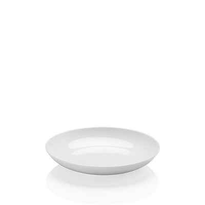 ARZBERG Suppenteller Suppenteller 22 cm - CUCINA Weiß - 1 Stück, (1 St), Porzellan, spülmaschinenfest und mikrowellengeeignet