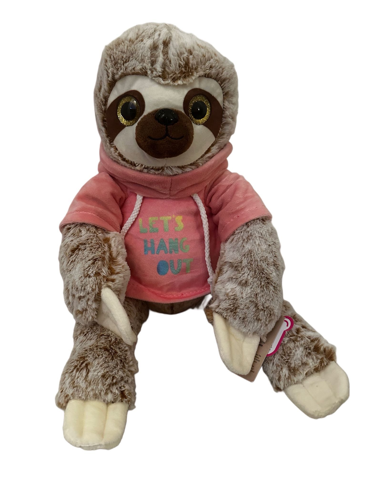 soma Kuscheltier Faultier XXL 38 cm Plüschtier Stofftier Faultier Lets Hang out Rosa (Set, 1-St., Geschenk-Set), Stofftier Sale Geschenke für Mädchen Jungen Kinder Babys spielen