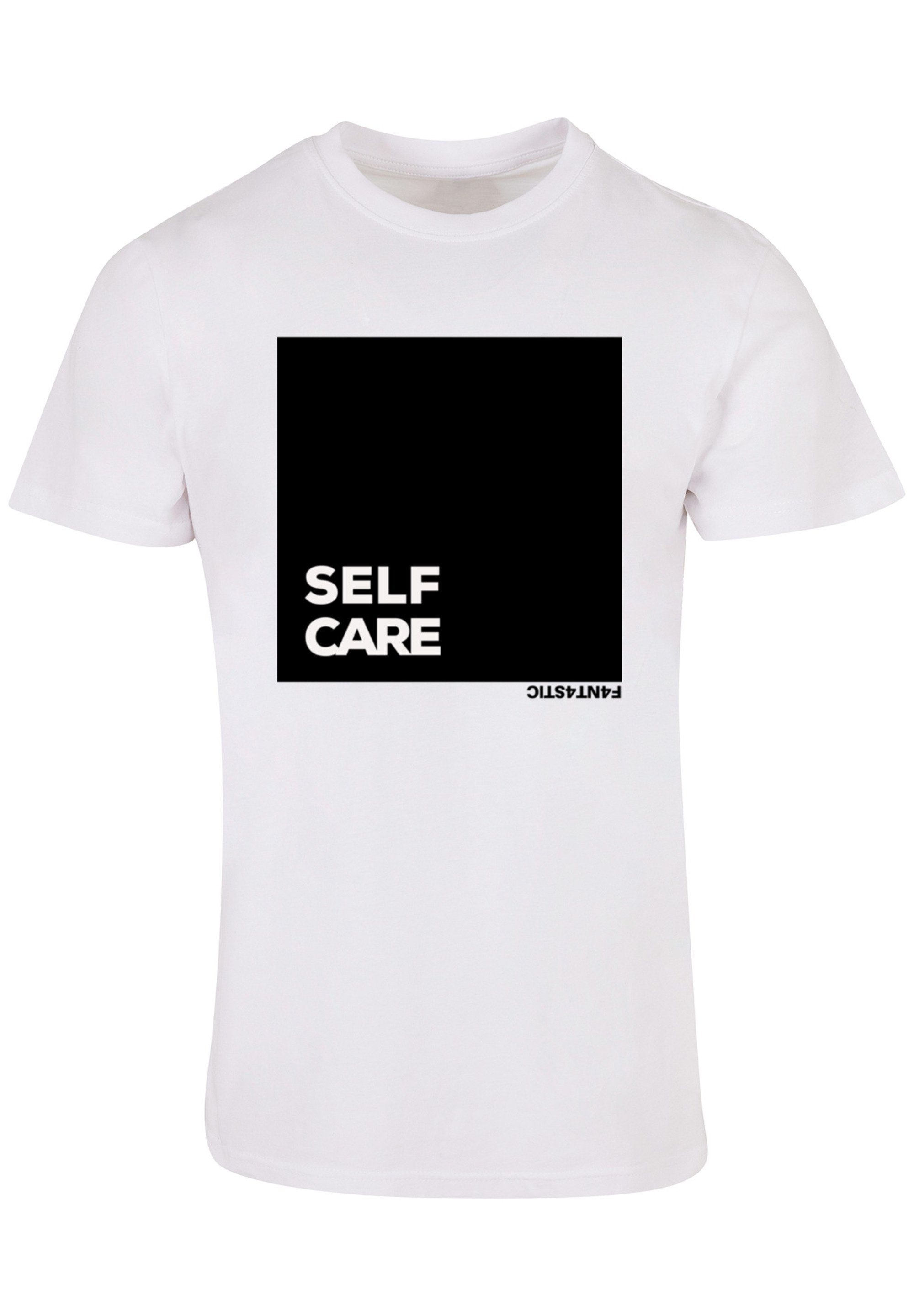 CARE F4NT4STIC Print SELF UNISEX TEE T-Shirt weiß
